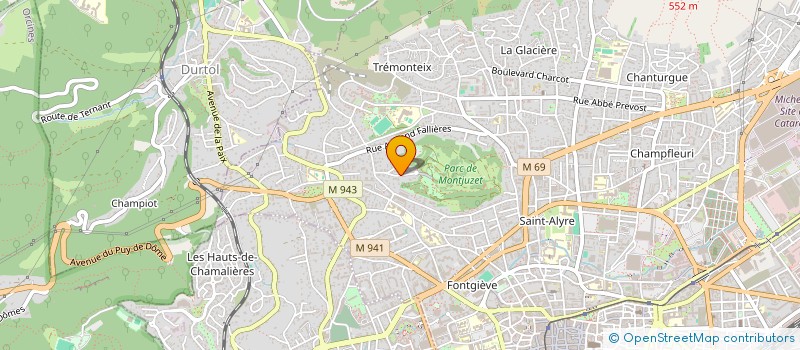 localisation de l'entreprise SCI DU CLOS BRULE  CLERMONT-FERRAND