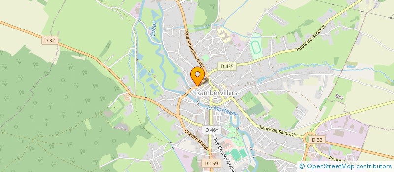 localisation de l'entreprise SCI DU CLOS CADO  RAMBERVILLERS