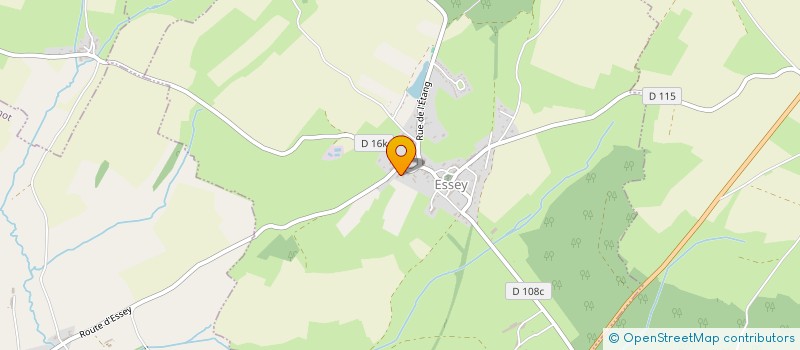 localisation de l'entreprise SCI DU CLOS CHALANCE  ESSEY