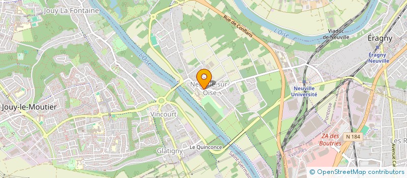 localisation de l'entreprise SCI DU CLOS D ISLE  NEUVILLE-SUR-OISE