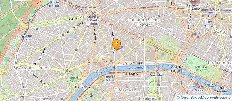 localisation de l'entreprise SCI DU CLOS D'ORLEANS  PARIS