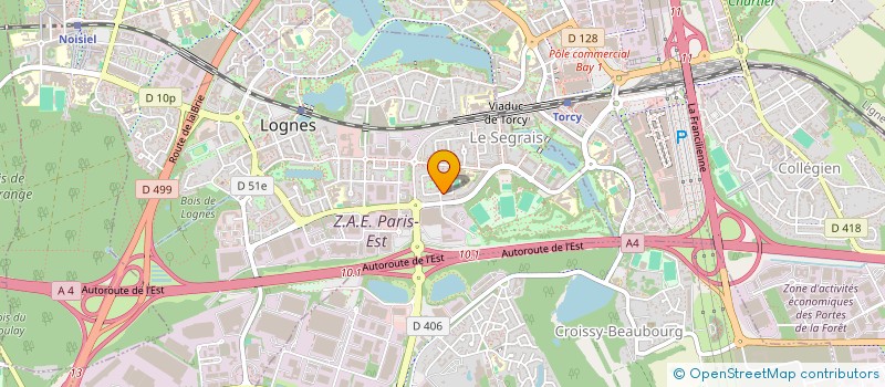 localisation de l'entreprise SCI DU CLOS DE CROISSY à LOGNES