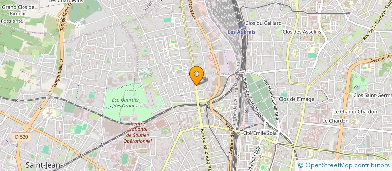 localisation de l'entreprise SCI DU CLOS DE JOYE à ORLEANS