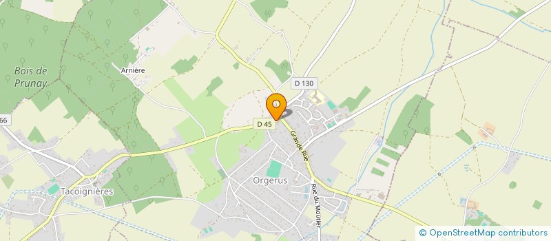 localisation de l'entreprise SCI DU CLOS DE L'ARNIERE  ORGERUS