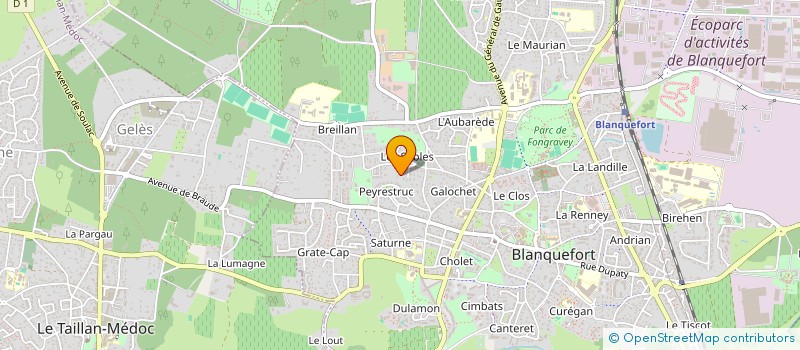 localisation de l'entreprise SCI DU CLOS DE L'EGLISE à LE PIAN-MEDOC