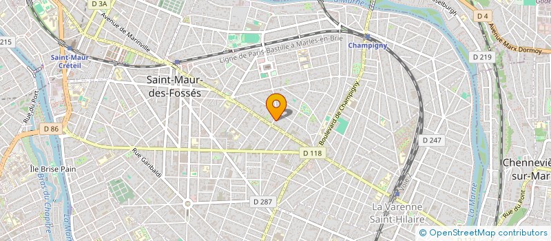 localisation de l'entreprise SCI DU CLOS DE L'ERMITAGE à SAINT-MAUR-DES-FOSSES