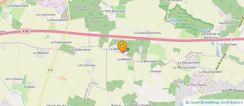 localisation de l'entreprise SCI DU CLOS DE L'ETANG à JOUE LES TOURS