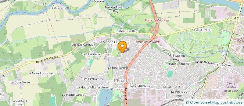 localisation de l'entreprise SCI DU CLOS DE L'OPALE à JOUE-LES-TOURS