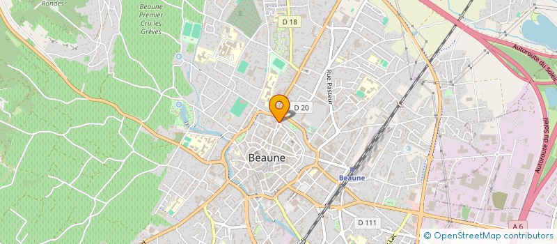 localisation de l'entreprise SCI DU CLOS DE L'OUCHE à BEAUNE