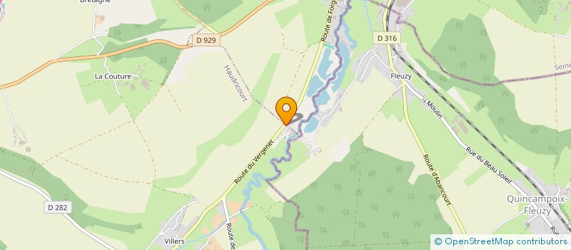 localisation de l'entreprise SCI DU CLOS DE LA CHAUSSEE  HAUDRICOURT