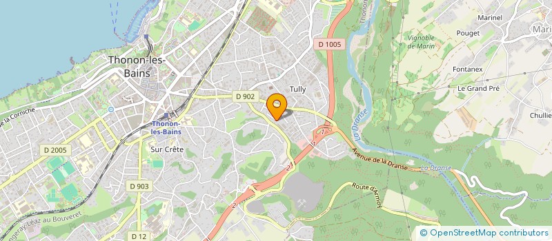 localisation de l'entreprise SCI DU CLOS DE LA DOIE EST à THONON-LES-BAINS