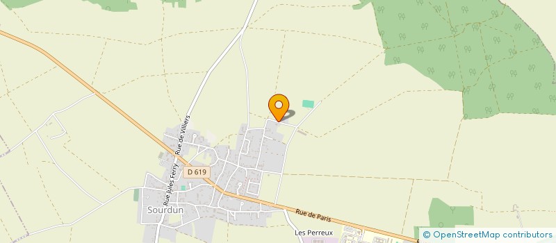 localisation de l'entreprise SCI DU CLOS DE LA FERRIERE  SOURDUN