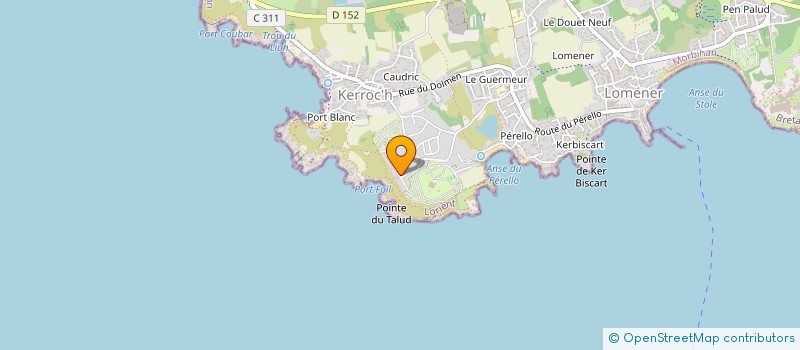 localisation de l'entreprise SCI DU CLOS DE LA FONTAINE MARIA  PLOEMEUR