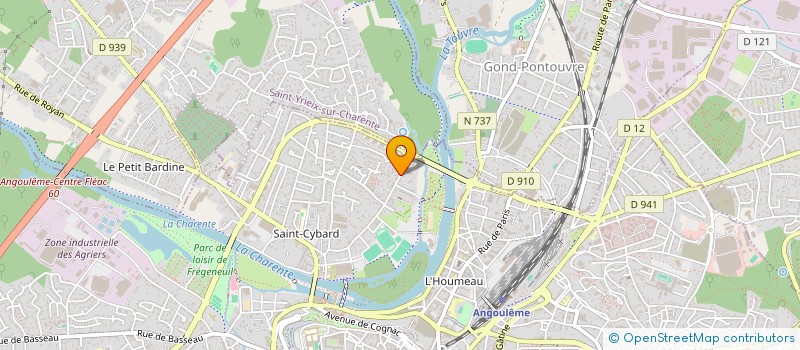 localisation de l'entreprise SCI DU CLOS DE LA JONCTION à ANGOULEME