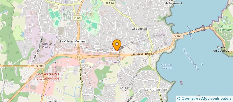 localisation de l'entreprise SCI DU CLOS DE LA MARE  LA RICHARDAIS