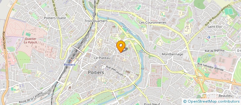 localisation de l'entreprise SCI DU CLOS DE LA MOTTE  POITIERS