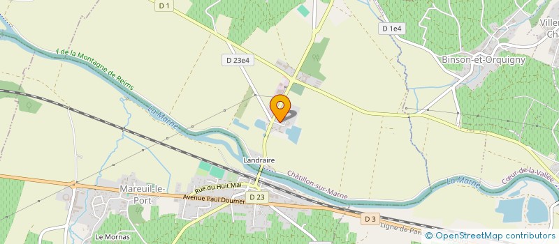 localisation de l'entreprise SCI DU CLOS DE LA NOUE  CHATILLON-SUR-MARNE