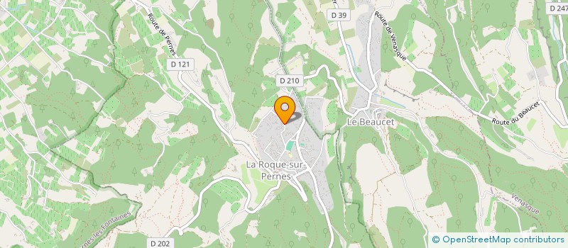 localisation de l'entreprise SCI DU CLOS DE LA PIQUE  LA ROQUE-SUR-PERNES