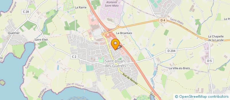 localisation de l'entreprise SCI DU CLOS DE LA POTERIE  SAINT-JOUAN-DES-GUERETS