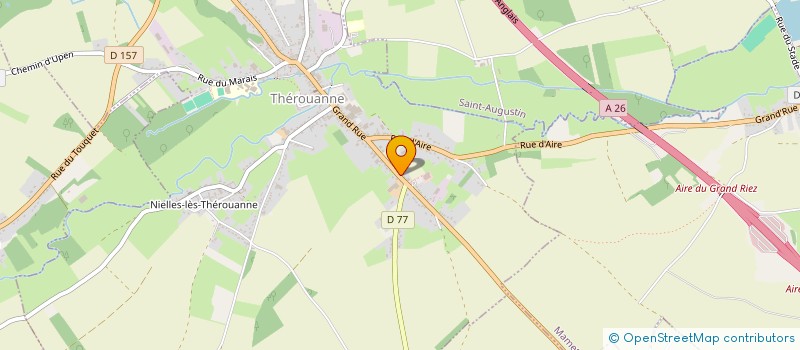 localisation de l'entreprise SCI DU CLOS DE LA TOUR  THEROUANNE