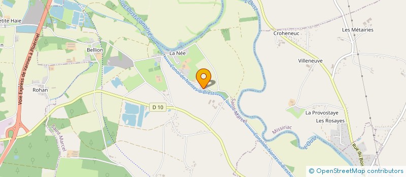 localisation de l'entreprise SCI DU CLOS DE LAUNAY  SAINT-MARCEL