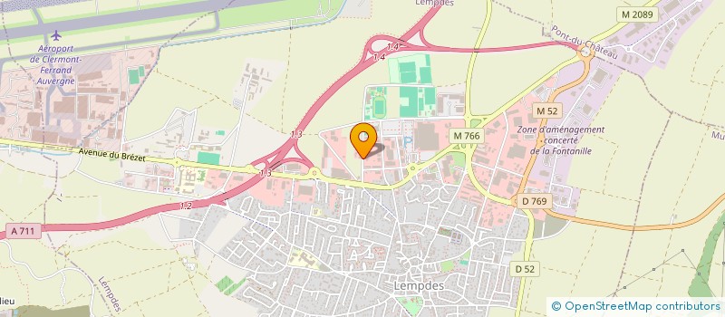 localisation de l'entreprise SCI DU CLOS DE MOLLE  LEMPDES