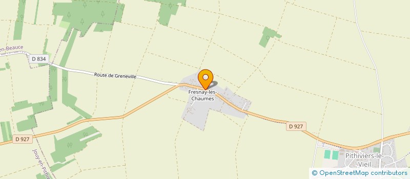 localisation de l'entreprise SCI DU CLOS DES 2 ROUTES  PITHIVIERS-LE-VIEIL