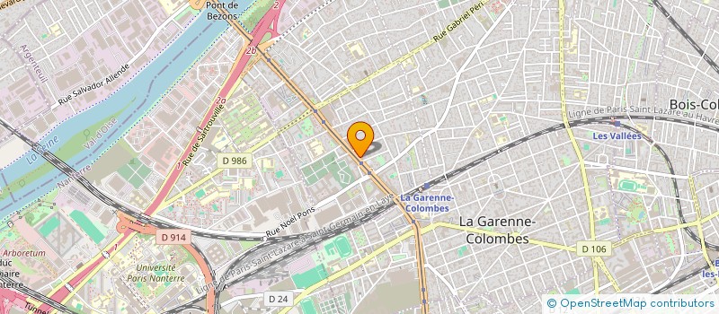 localisation de l'entreprise SCI DU CLOS DES CAMELIAS à COLOMBES