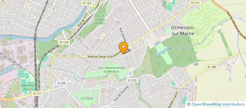 localisation de l'entreprise SCI DU CLOS DES CHARMES  COLLEGIEN