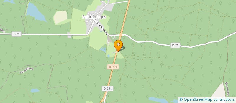 localisation de l'entreprise SCI DU CLOS DES CHARMES  SAINT-IMOGES