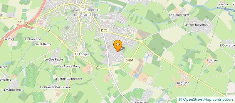 localisation de l'entreprise SCI DU CLOS DES COINS  SAINT-PHILBERT-DE-GRAND-LIEU