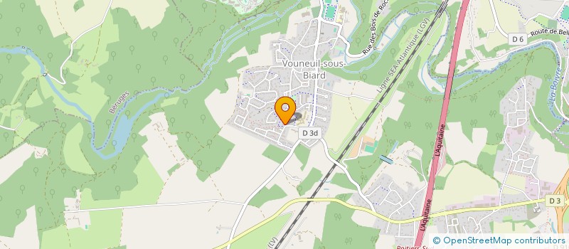 localisation de l'entreprise SCI DU CLOS DES COLIBRIS  VOUNEUIL-SOUS-BIARD