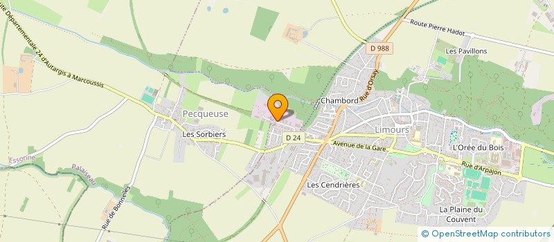localisation de l'entreprise SCI DU CLOS DES FONTAINES à LIMOURS