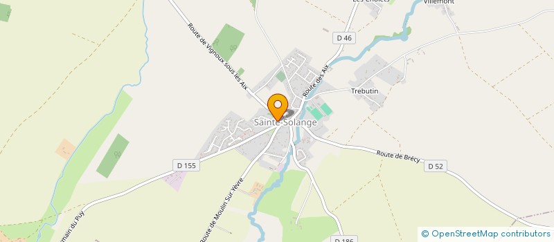 localisation de l'entreprise SCI DU CLOS DES FORGES  SAINTE-SOLANGE