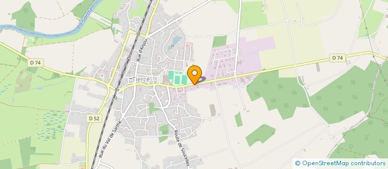 localisation de l'entreprise SCI DU CLOS DES LANDES à TIERCE