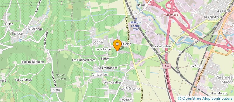 localisation de l'entreprise SCI DU CLOS DES MORANDES  VINZELLES