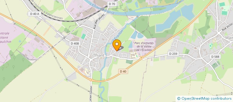 localisation de l'entreprise SCI DU CLOS DES ROYES  THIANT