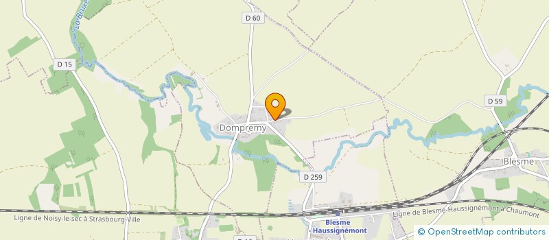 localisation de l'entreprise SCI DU CLOS DOMPREMIAT  DOMPREMY