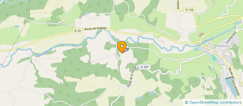 localisation de l'entreprise SCI DU CLOS DU BOIS  ROYBON