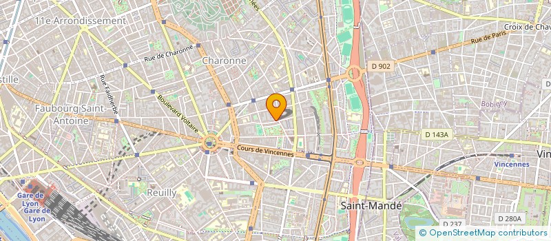 localisation de l'entreprise SCI DU CLOS DU BOIS DORMANT  PARIS