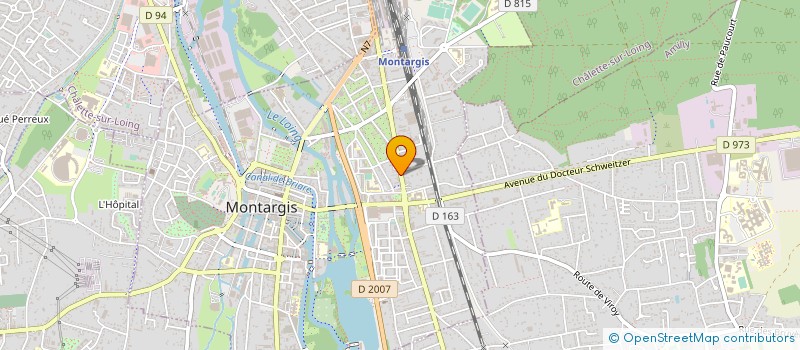localisation de l'entreprise SCI DU CLOS DU CANAL à MONTARGIS