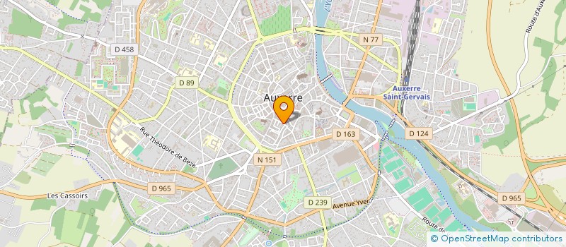 localisation de l'entreprise SCI DU CLOS DU CHAPITRE à AUXERRE