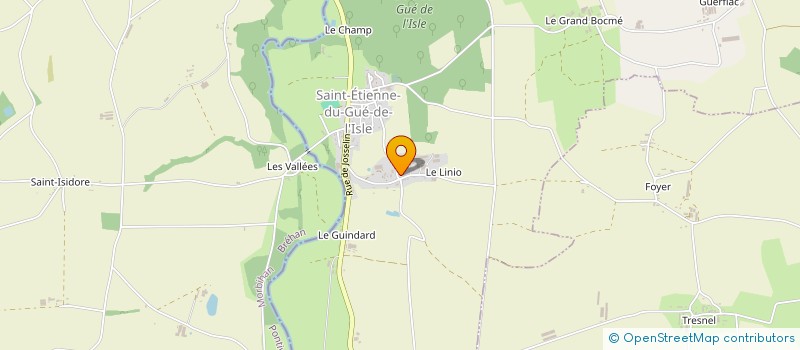 localisation de l'entreprise SCI DU CLOS DU CHENE  SAINT-ETIENNE-DU-GUE-DE-L'ISLE