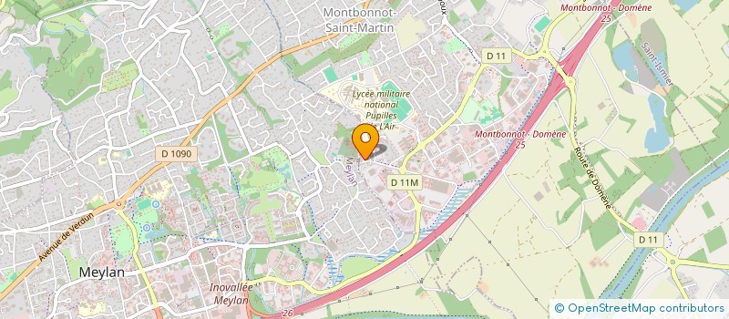 localisation de l'entreprise SCI DU CLOS DU CIVET  SAINT-ISMIER