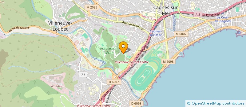 localisation de l'entreprise SCI DU CLOS DU MONTOIR à CAGNES-SUR-MER
