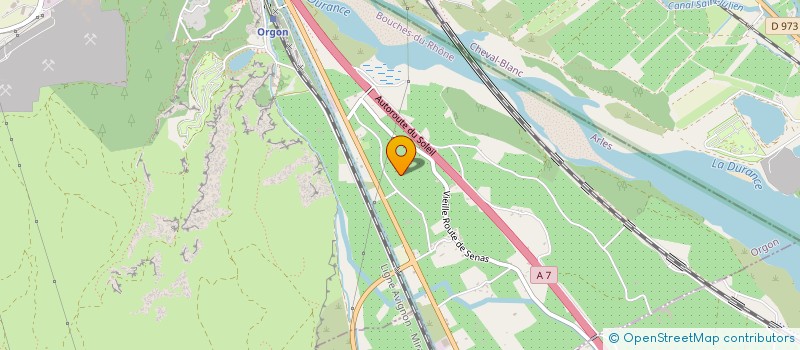 localisation de l'entreprise SCI DU CLOS DU MOULIN  ORGON