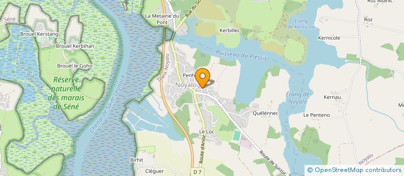 localisation de l'entreprise SCI DU CLOS DU PARC  THEIX-NOYALO