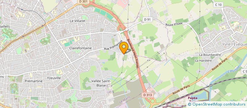 localisation de l'entreprise SCI DU CLOS DU PAVILLON  LE MANS