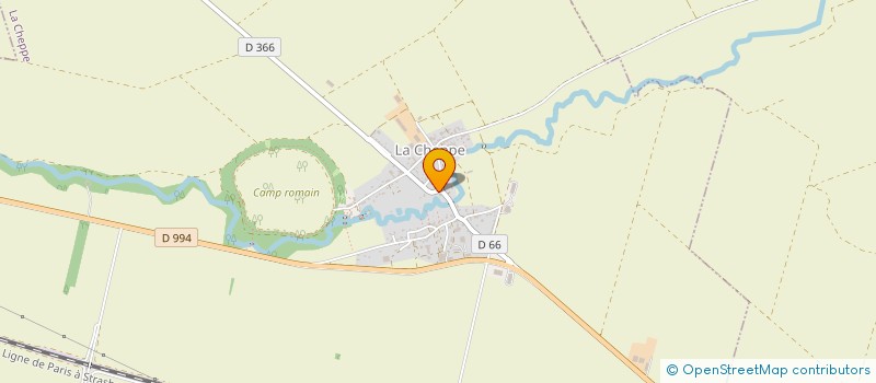 localisation de l'entreprise SCI DU CLOS DU PONT  LA CHEPPE