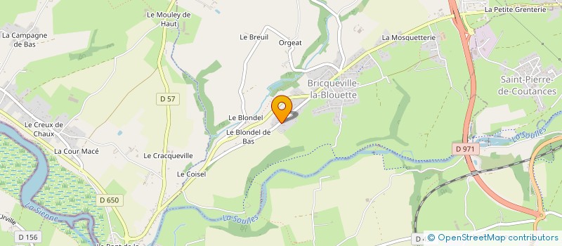 localisation de l'entreprise SCI DU CLOS DU ROQUERET  BRICQUEVILLE-LA-BLOUETTE